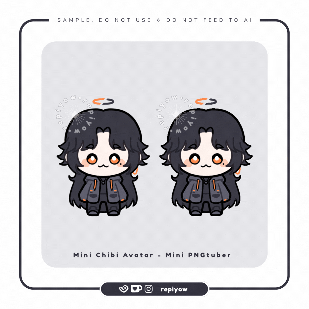 Mini Chibi PNGtuber sample by Repiyow