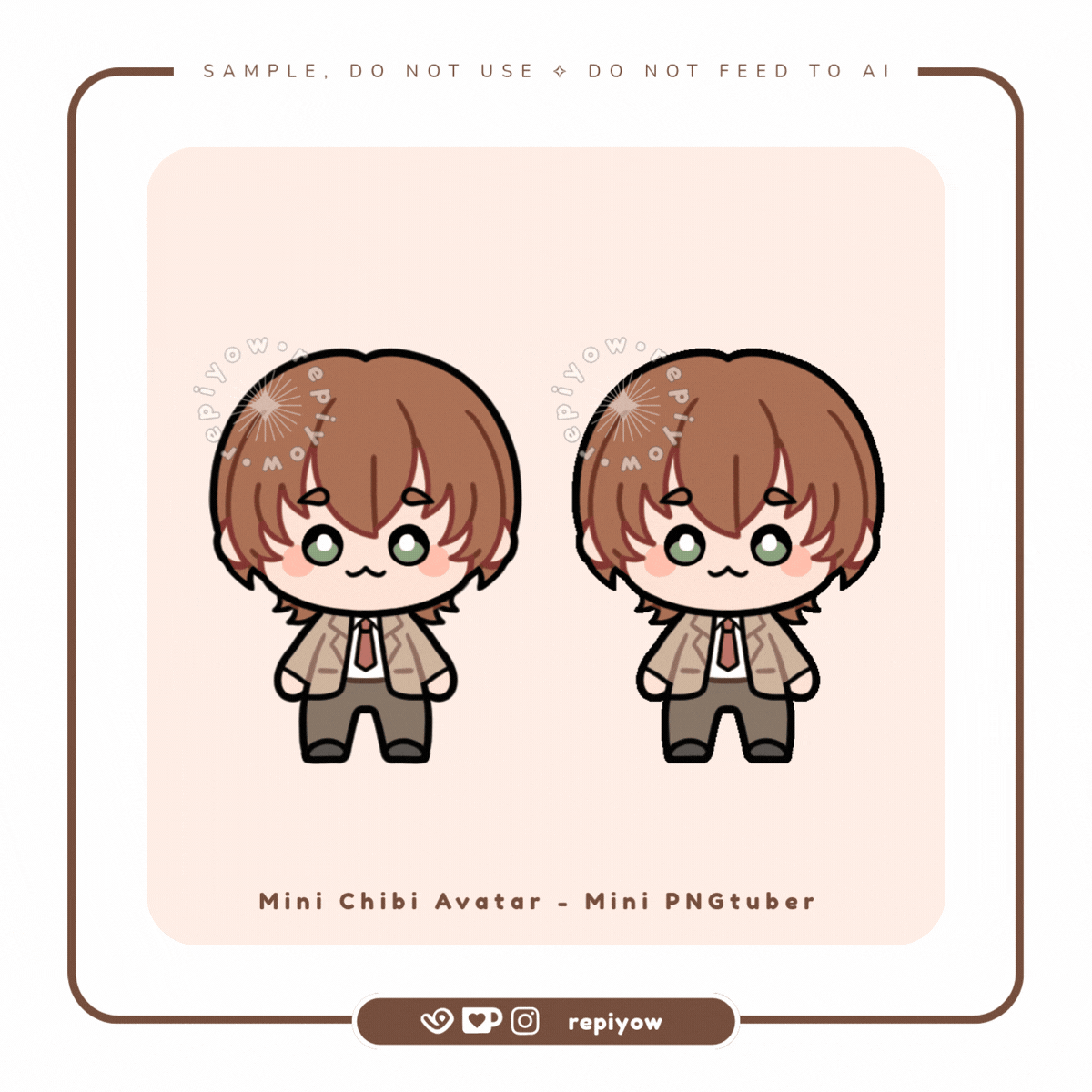 Mini Chibi PNGtuber sample by Repiyow