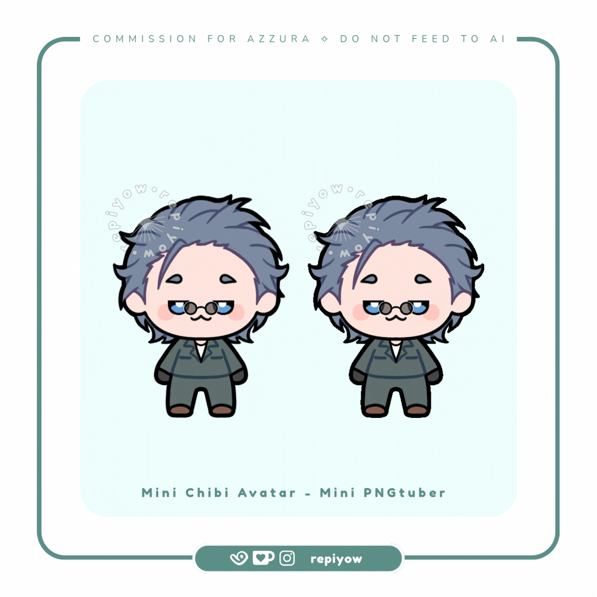 Commission for Azzura - Mini Chibi PNGtuber by Repiyow